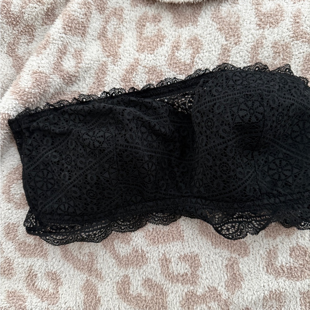 Auden Black Lace Bandeau